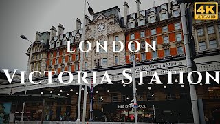 London Victoria Station Walk Through England 4K [upl. by Ris]