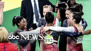 Olympics  Team USA Gymnastics Final Five [upl. by Krid]