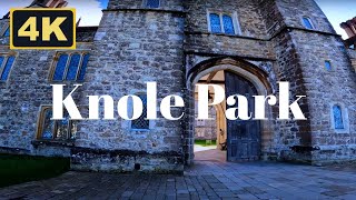 Knole Park Sevenoaks  4K Walk [upl. by Nahshun]