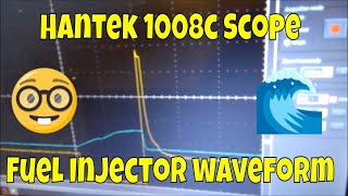 Hantek 1008c Scoping a Fuel Injector [upl. by Allenaj]