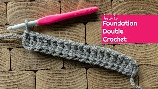 Foundation Double Crochet FDC Tutorial [upl. by Collette]