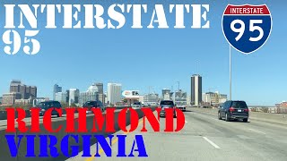 I95 North  Richmond  Virginia  4K Highway Drive [upl. by Stinky]