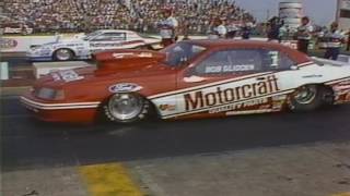 Drag Racing 1987 NHRA US Nationals PRO STOCK Semi Finals [upl. by Nadeau]