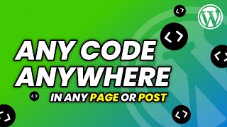 Add Custom Code in Any Page or Post in WordPress [upl. by Amalbena160]