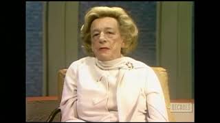 Lillian HellmanRare 1973 TV Interview [upl. by Netti]