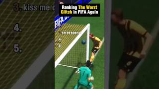 Ranking The Worst Glitch in FIFA fifa eagames football shorts [upl. by Enialem795]