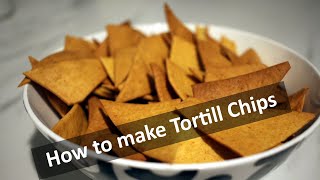 How to make chickpea flour Tortilla Chips [upl. by Bal]