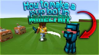 How I made a pvp bot in Minecraft [upl. by Yanehs474]