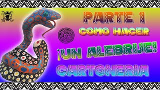 Como hacer un alebrije Tutorial Parte N1 [upl. by Berlinda963]