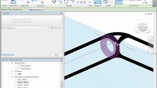 Revit Pipe Dimensions in 3D [upl. by Spratt209]