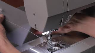 SINGER® HD6600C Series  Selecting a Stitch and Sewing [upl. by Aidnama]