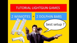 Tutorial 2 players wiimotes  2 mayflash dolphin bars  demulshooter [upl. by Kilk]