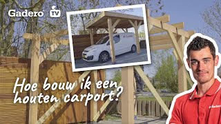 Hoe bouw ik een houten carport Ontdek hier ons stappenplan [upl. by Esekram]