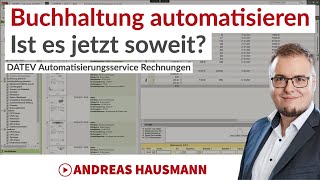 Buchhaltung automatisieren in DATEV Rechnungswesen mit dem DATEV Automatisierungsservice Rechnungen [upl. by Repsac]