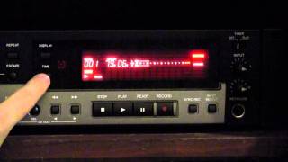 How to operate the Tascam CDRW900SL CD recorder [upl. by Browne830]