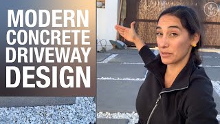 Modern Concrete Driveway Design  Sara Bendrick [upl. by Boni]