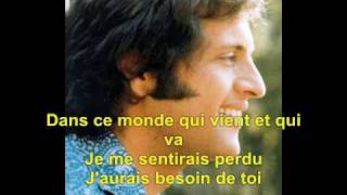 Et Si Tu NExistais Pas  Joe Dassin Lyrics [upl. by Hayes]