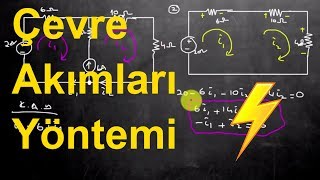 Elektrik Elektronik Mühendisliğine Giriş Ders 19Çevre Akımları Yöntemi Mesh Current Method [upl. by Vickie]