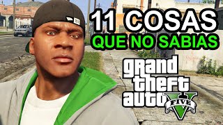 11 Cosas que todavia no conoces de GTA V [upl. by Schwitzer]