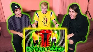 REACTING TO OUR HYPNOSIS Real or Fake  Sam Golbach [upl. by Morissa]