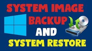 How To Create a System Image Backup And Do A System Restore In Windows 10 [upl. by Lleze634]