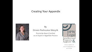 How to Create and Format an Appendix [upl. by Nwahshar]