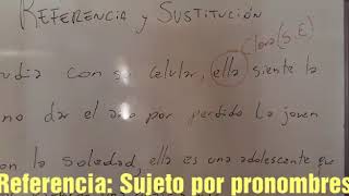 Recursos Cohesivos  Referencia y Sustitución [upl. by Ayadahs]