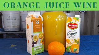 Orange Juice Wine Recipe WOW 🍊🍷 [upl. by Alemaj]