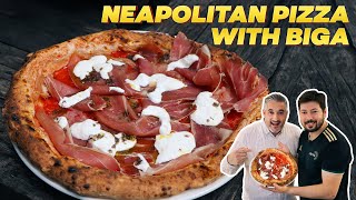 How to Make NEAPOLITAN PIZZA DOUGH with BIGA Like a Neapolitan Pizza Chef [upl. by Ellison]