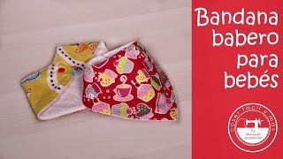 Bandana o babero para bebés patrones gratis [upl. by Rtoip]