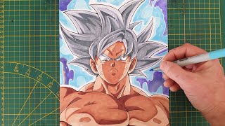 TUTO Comment dessiner Son goku ultra instinct [upl. by Nrek]