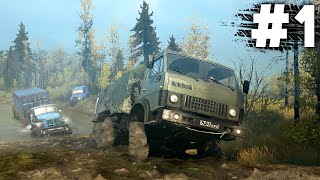 MUDRUNNER Gameplay Walkthrough Part 1  AMERICAN WILDS [upl. by Donnenfeld]