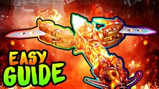 BEST VOID BOW UPGRADE GUIDE EASY Black Ops 3 Zombies Der Eisendrache Easter Egg Guide Purple Skull [upl. by Daniels]