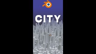 Create A City In Blender In 1 Min [upl. by Latea]