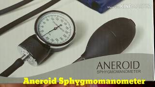 UNBOXING Aneroid Sphygmomanometer  How To Assemble BP Cuff Bladder and Manometer [upl. by Llerod792]