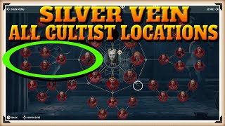 Assassins Creed Odyssey All SILVER VEIN Cultist Locations  Cult Unmasked Trophy  Achievement [upl. by Samalla]