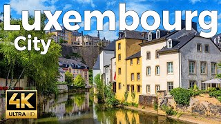 Luxembourg City Walking Tour 4k Ultra HD 60fps – With Captions [upl. by Erhard]