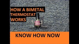 How Does a Bimetal Thermostat Work [upl. by Lodi]