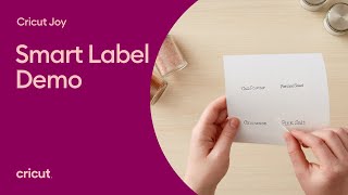 Cricut Joy™ App  Smart Labels [upl. by Neehsar]