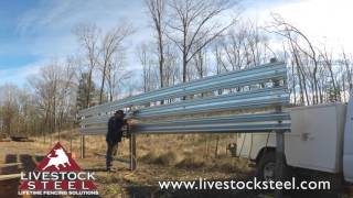 Livestock Guardrail Windbreak for Cattle [upl. by Senhauser49]