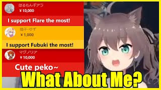 【Hololive】Matsuri Viewers Cheating Confession With Superchat ft Flare【Eng Sub】 [upl. by Atnuahsal]