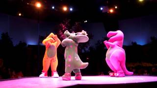 A Day in the Park with Barney Live at Universal Studios Orlando 2012MP4 [upl. by Emelin]