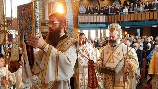 Matins amp Divine Liturgy with Archbishop Makarios at St George Greek Orthodox Church Brisbane [upl. by Sabah]