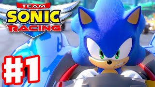 Team Sonic Racing  Gameplay Walkthrough Part 1  Chapter 1 The Mysterious Invite [upl. by Chisholm]