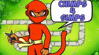 CHIMPS With ONLY Ninja BTD6 [upl. by Lordan]