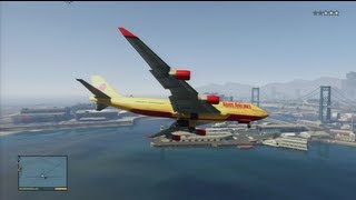 GTA 5  How To Steal A Jumbo Jet [upl. by Coniah]