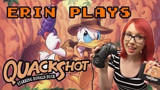 QuackShot Starring Donald Duck Sega Genesis  Erin Plays [upl. by Odysseus620]