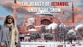 ISTANBUL UNDER THE SNOW  First Snowfall of 2022 [upl. by Lindley]