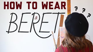 HOW TO WEAR A BERET  Minimalist Wardrobe [upl. by Chancelor]