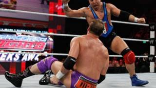 Raw Santino Marella vs Zack Ryder  WWE Bragging Rights Qualifying Match [upl. by Eciuqram]